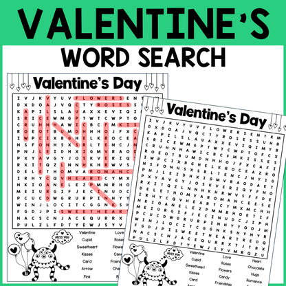 Valentine's Day Word Search