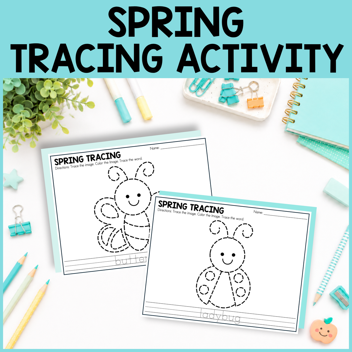 Spring Tracing Activity