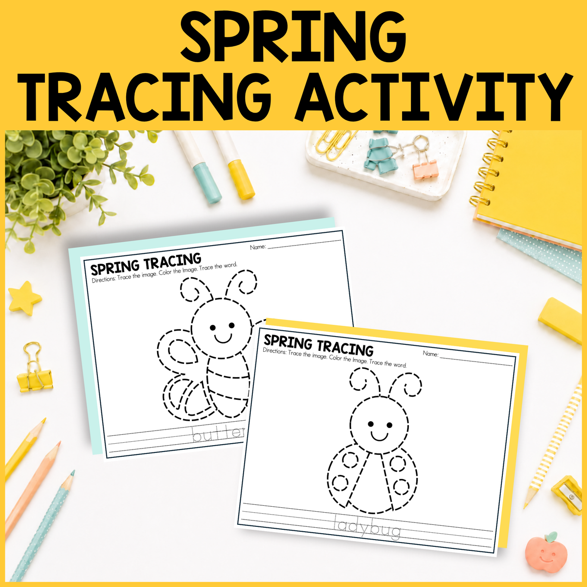 Spring Tracing Activity