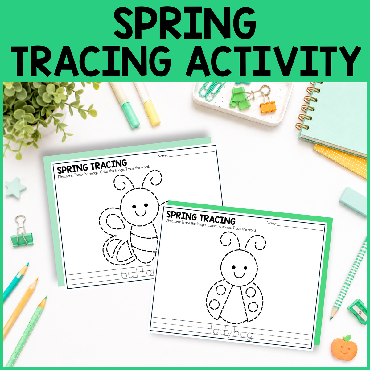 Spring Tracing Activity