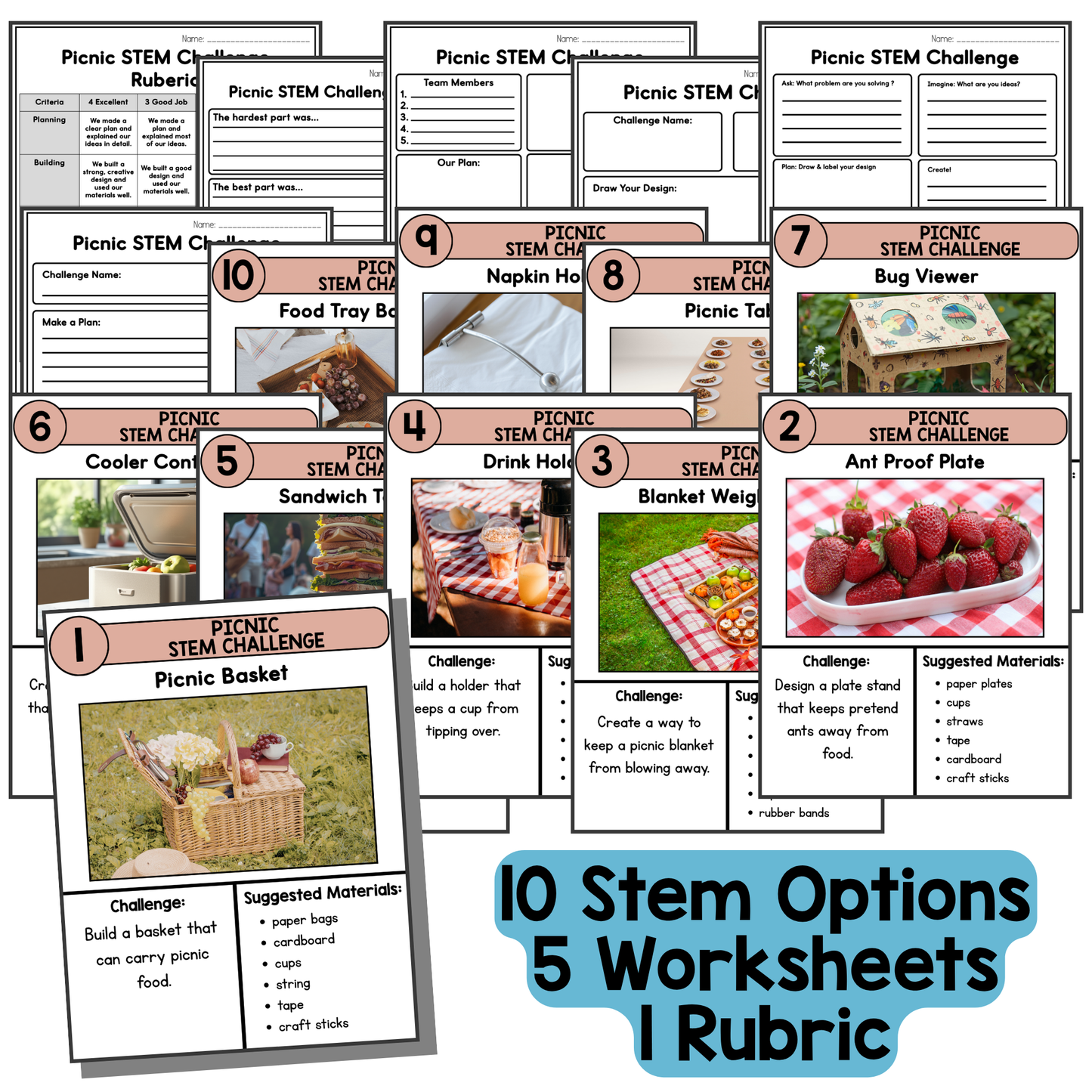 Picnic STEM Challenges