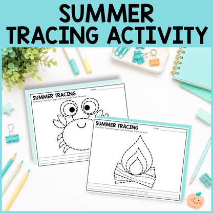 Summer Tracing Activity