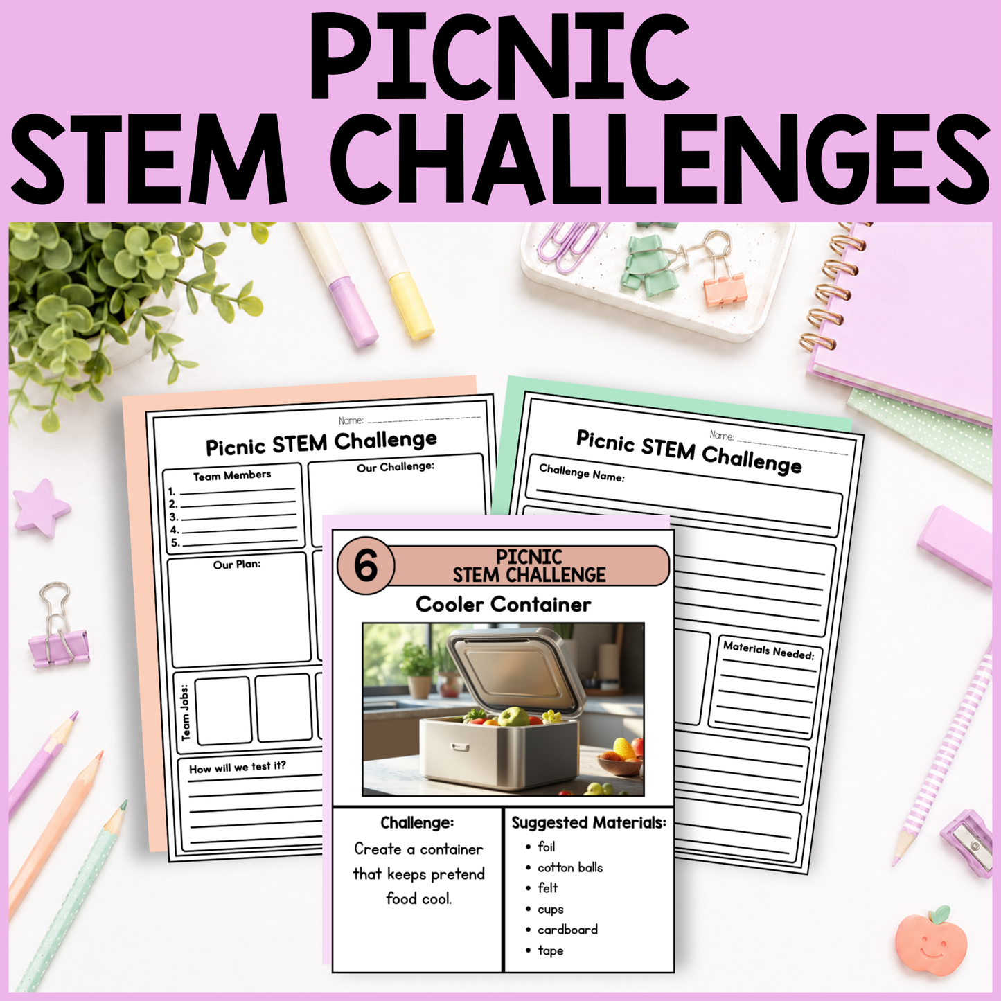 Picnic STEM Challenges