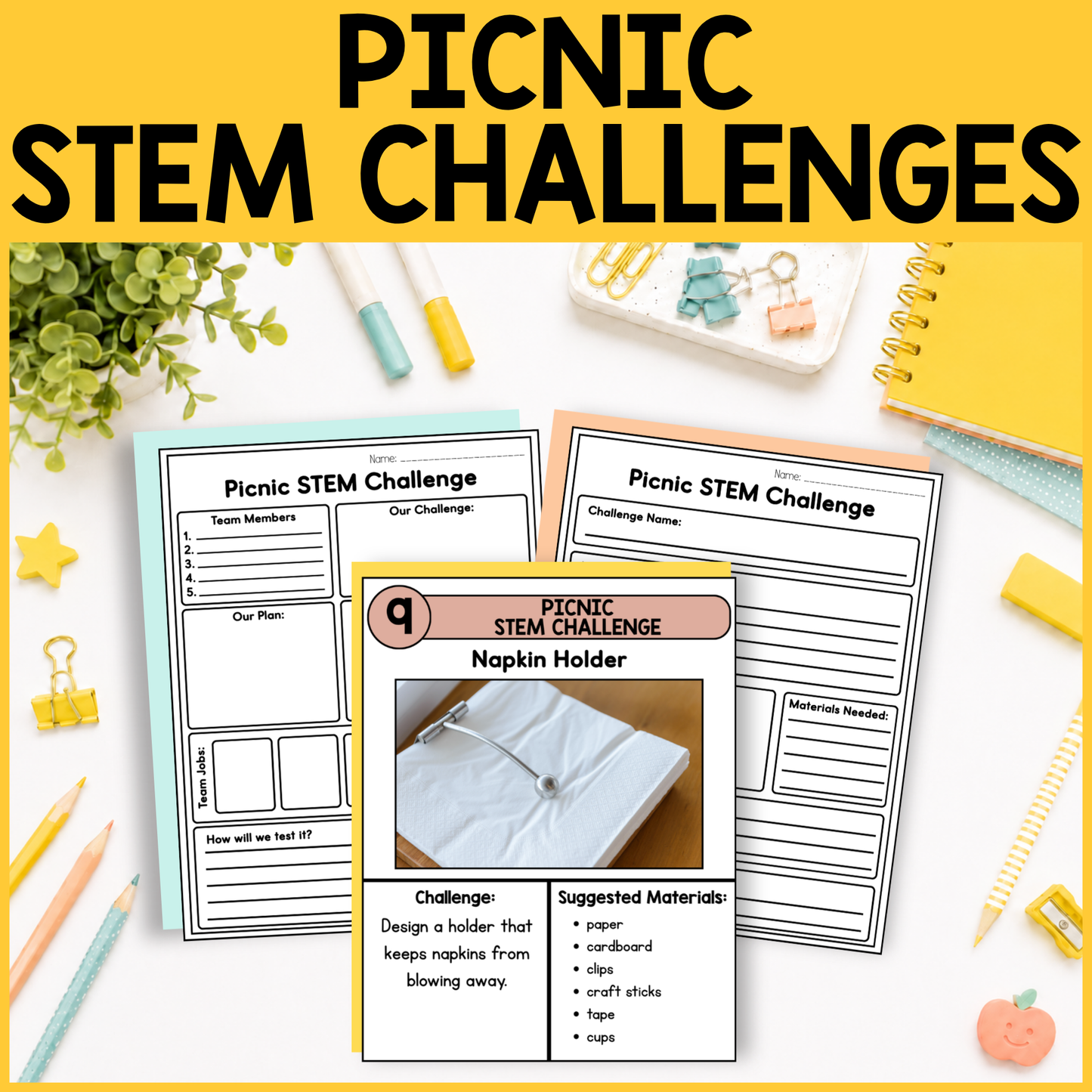 Picnic STEM Challenges