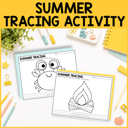 Summer Tracing Activity