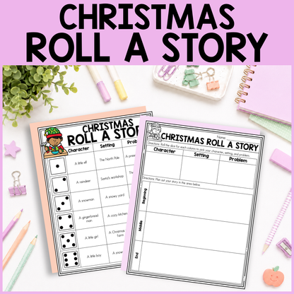 Christmas Roll a Story
