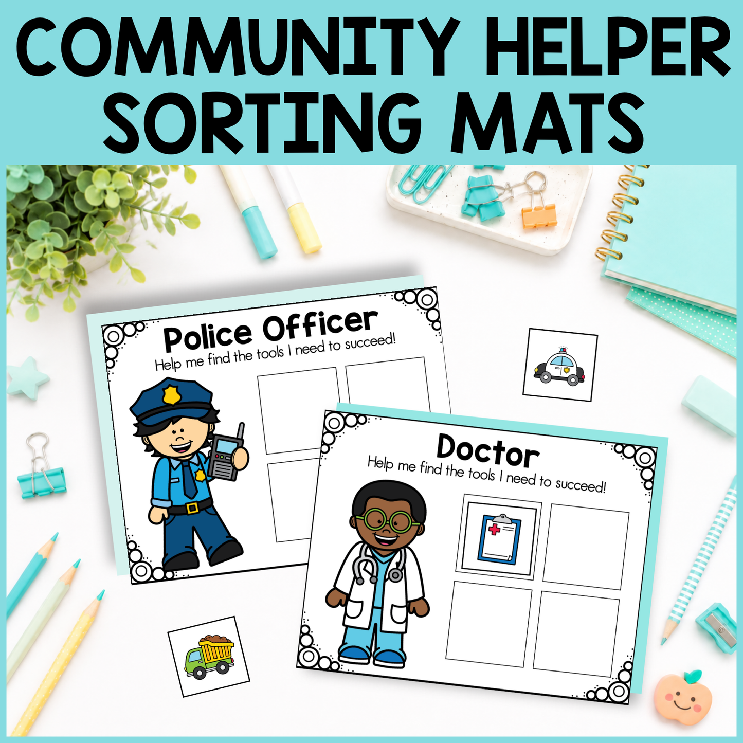Community Helper Sorting Mats