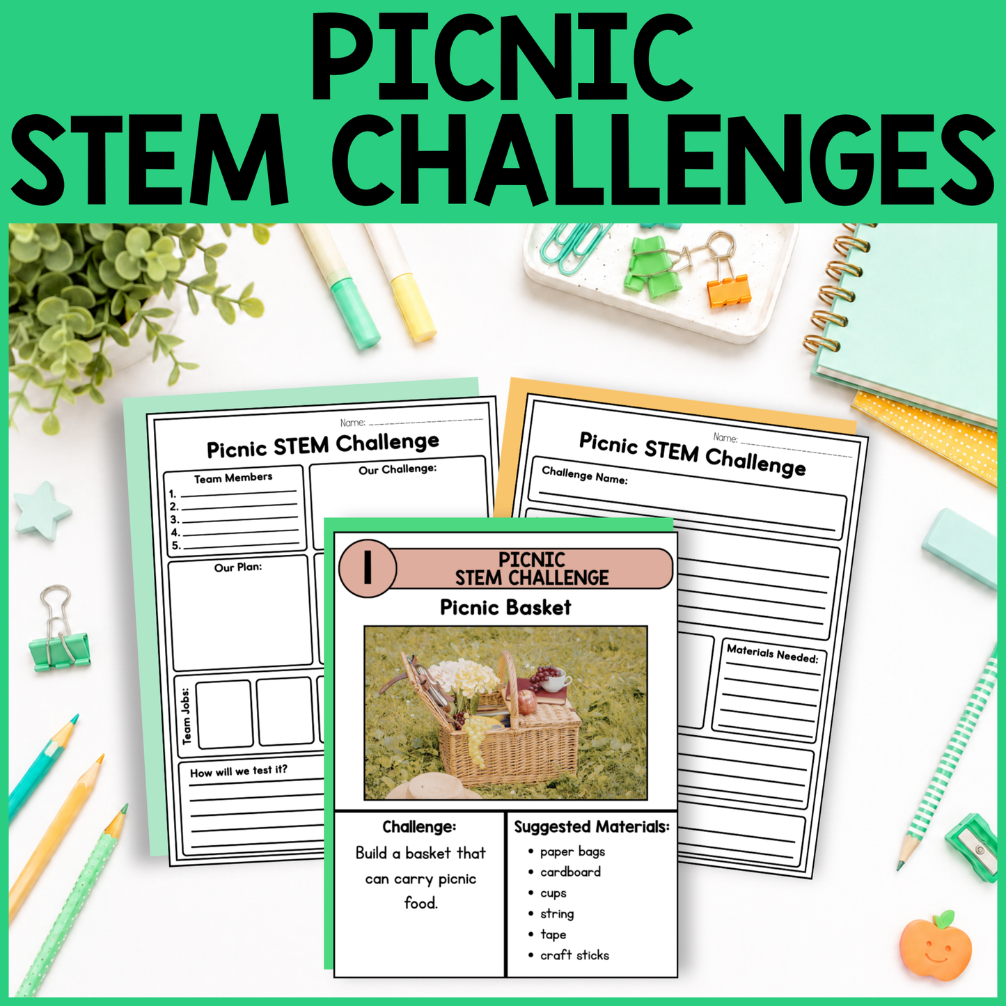 Picnic STEM Challenges