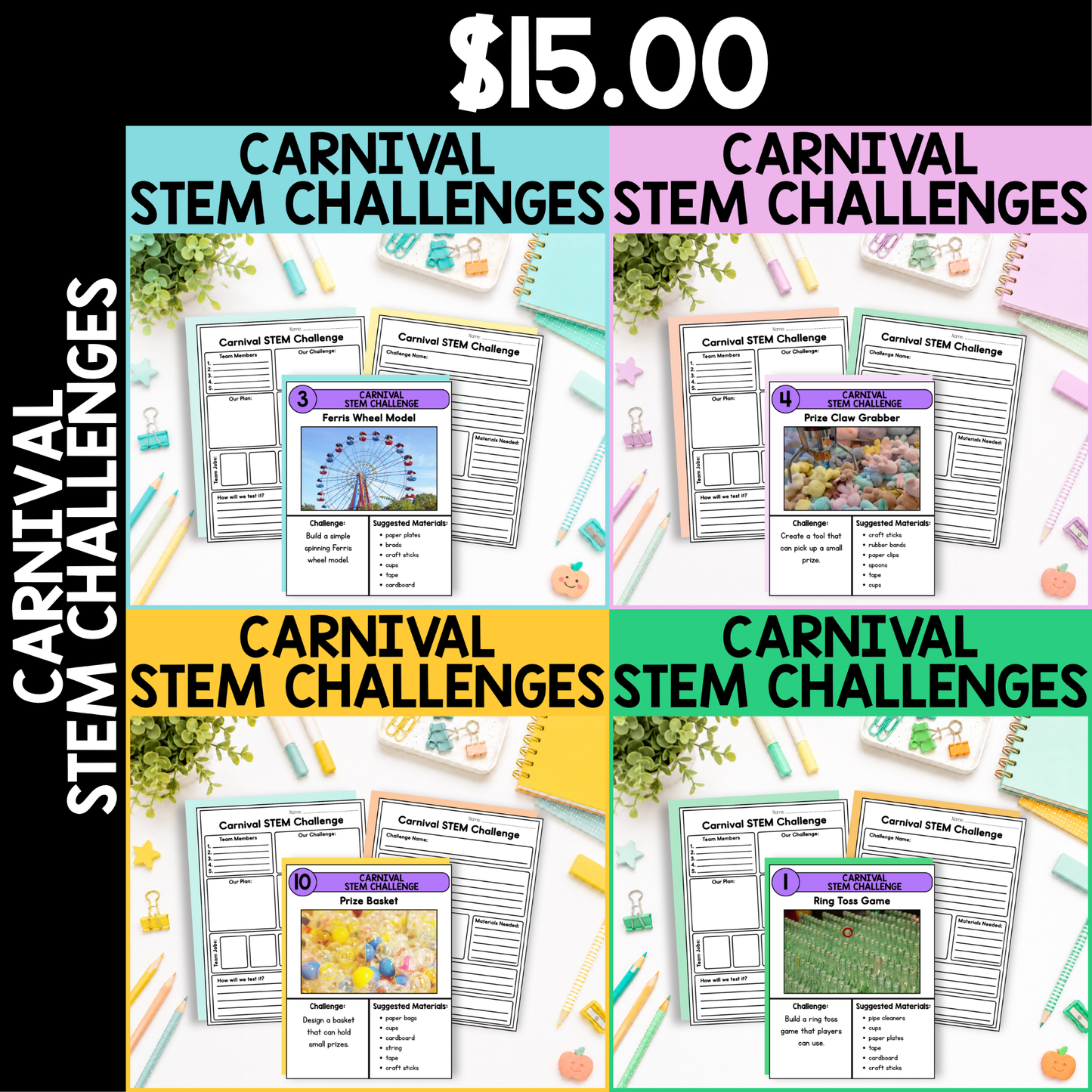 Carnival STEM Challenges