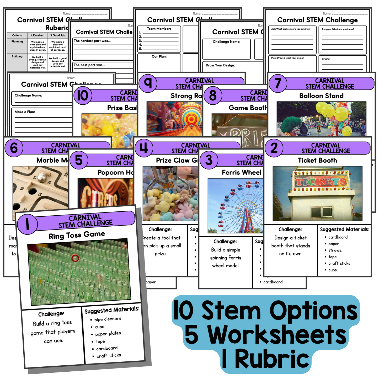 Carnival STEM Challenges