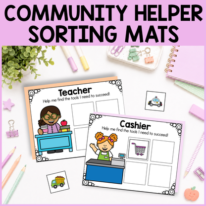 Community Helper Sorting Mats