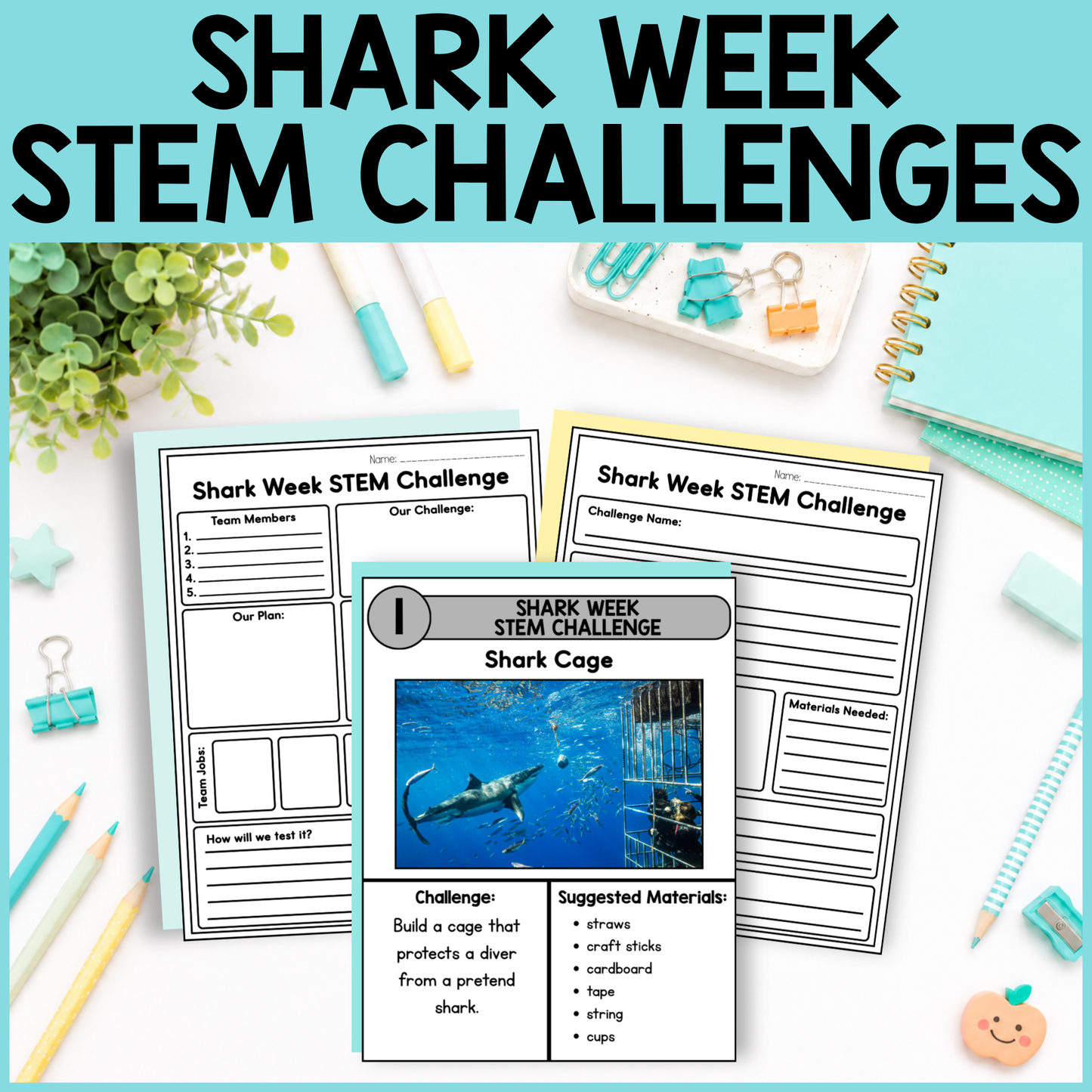 Shark Week STEM Challenges