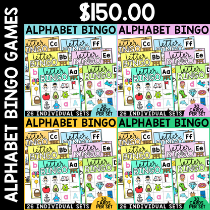Alphabet Bingo Bundle