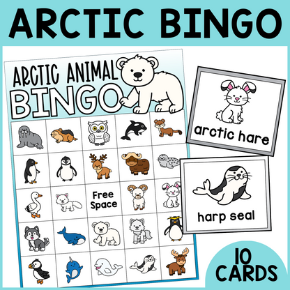 Arctic Animal Bingo