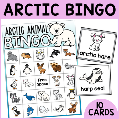 Arctic Animal Bingo