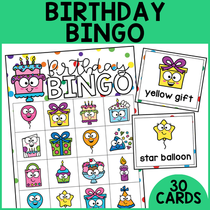 Birthday Bingo