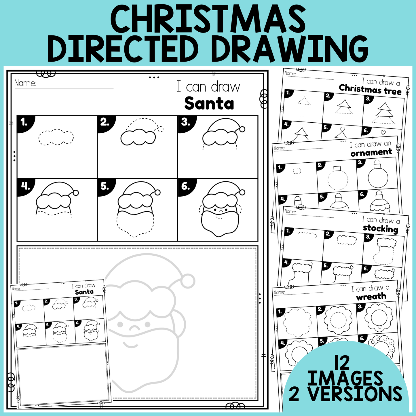 Christmas Directed Drawing