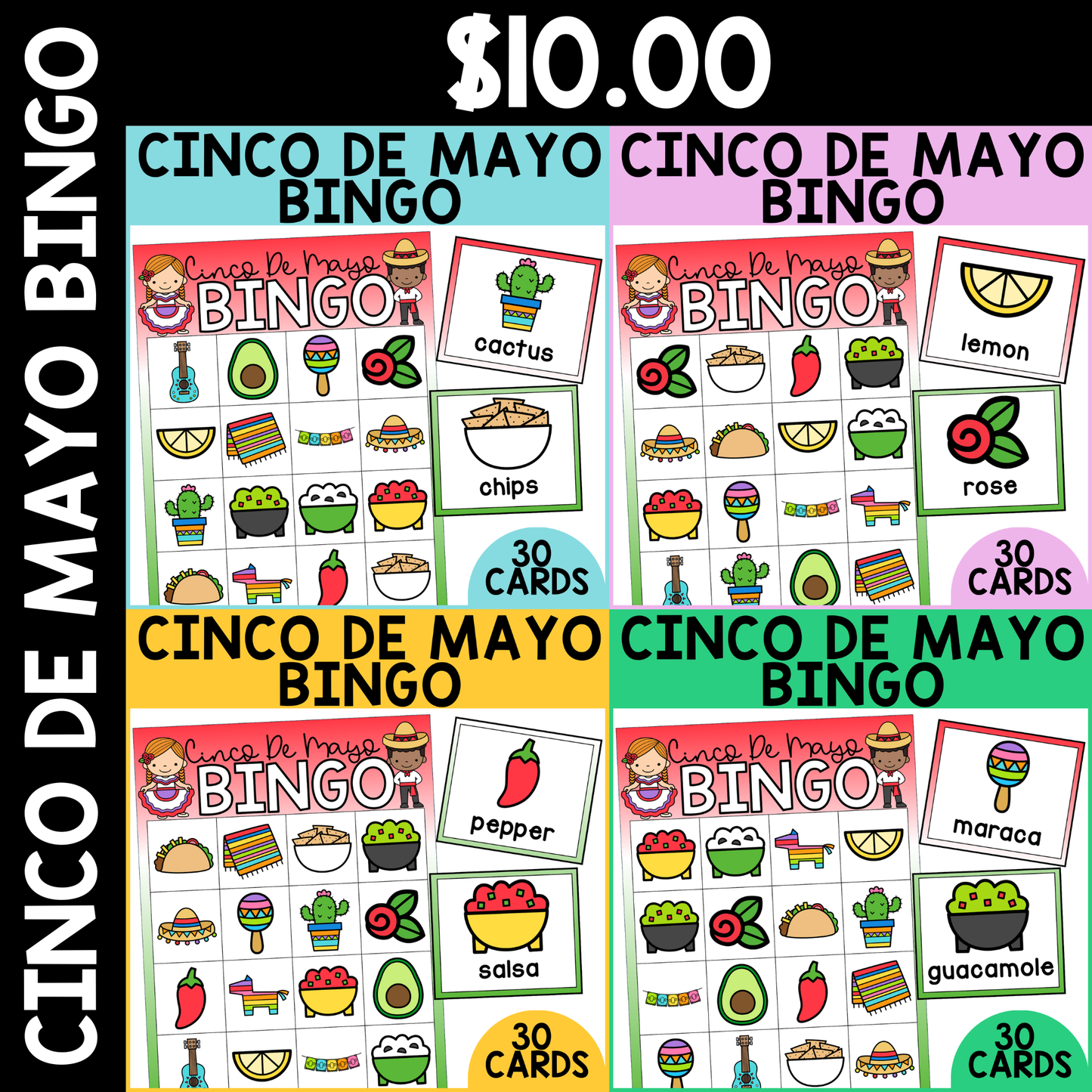 Cinco De Mayo Bingo