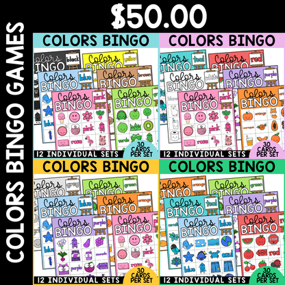 Colors Bingo - Presale Available 2/17!