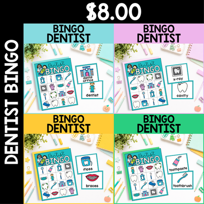 Community Helper Bingo Game: Dentist