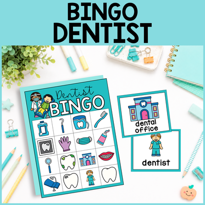 Community Helper Bingo Game: Dentist