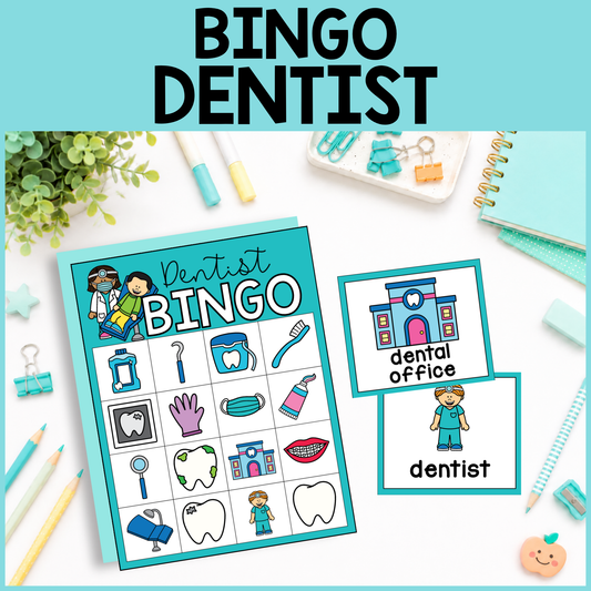 Community Helper Bingo Game: Dentist