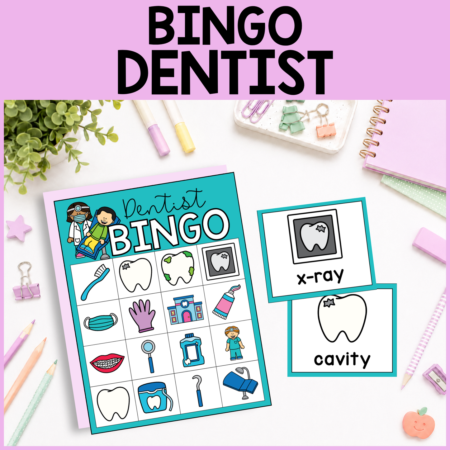 Community Helper Bingo Game: Dentist