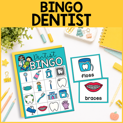 Community Helper Bingo Game: Dentist