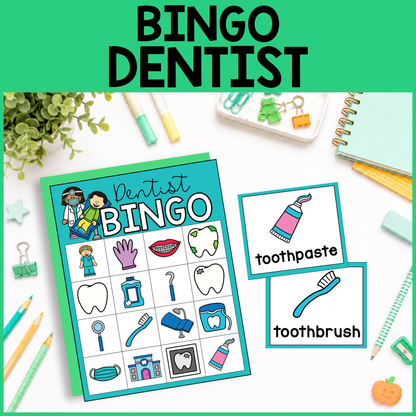 Community Helper Bingo Game: Dentist