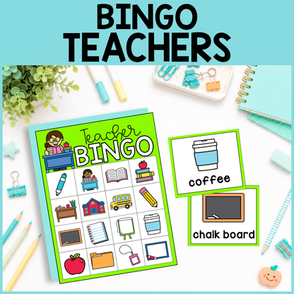 Community Helper Bingo Game: Teacher