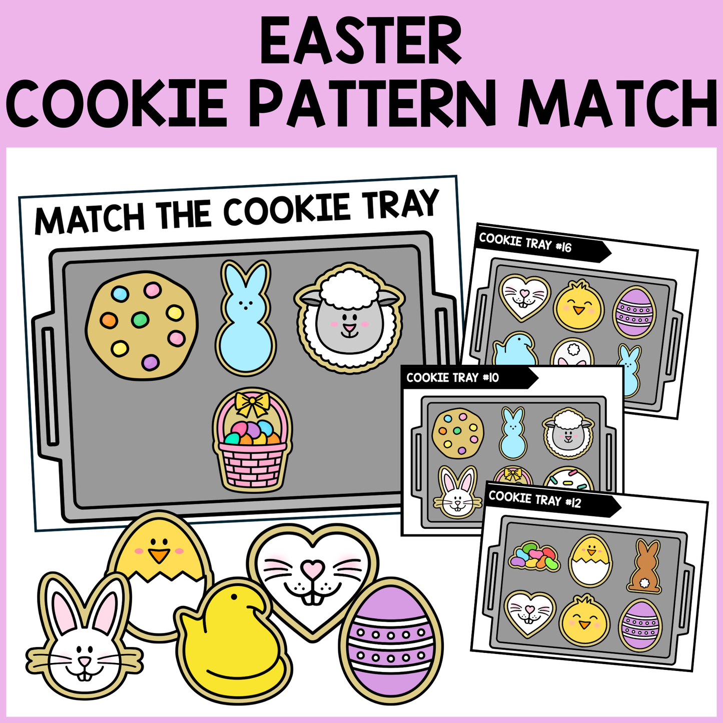 Easter Cookie Matching (Patterns Activity)