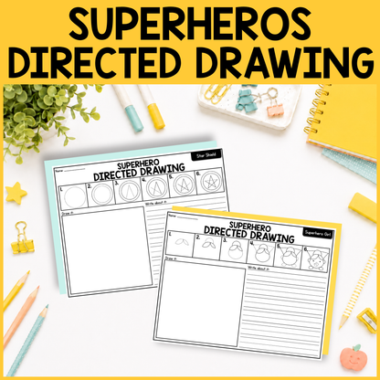 Superhero Directed Drawing