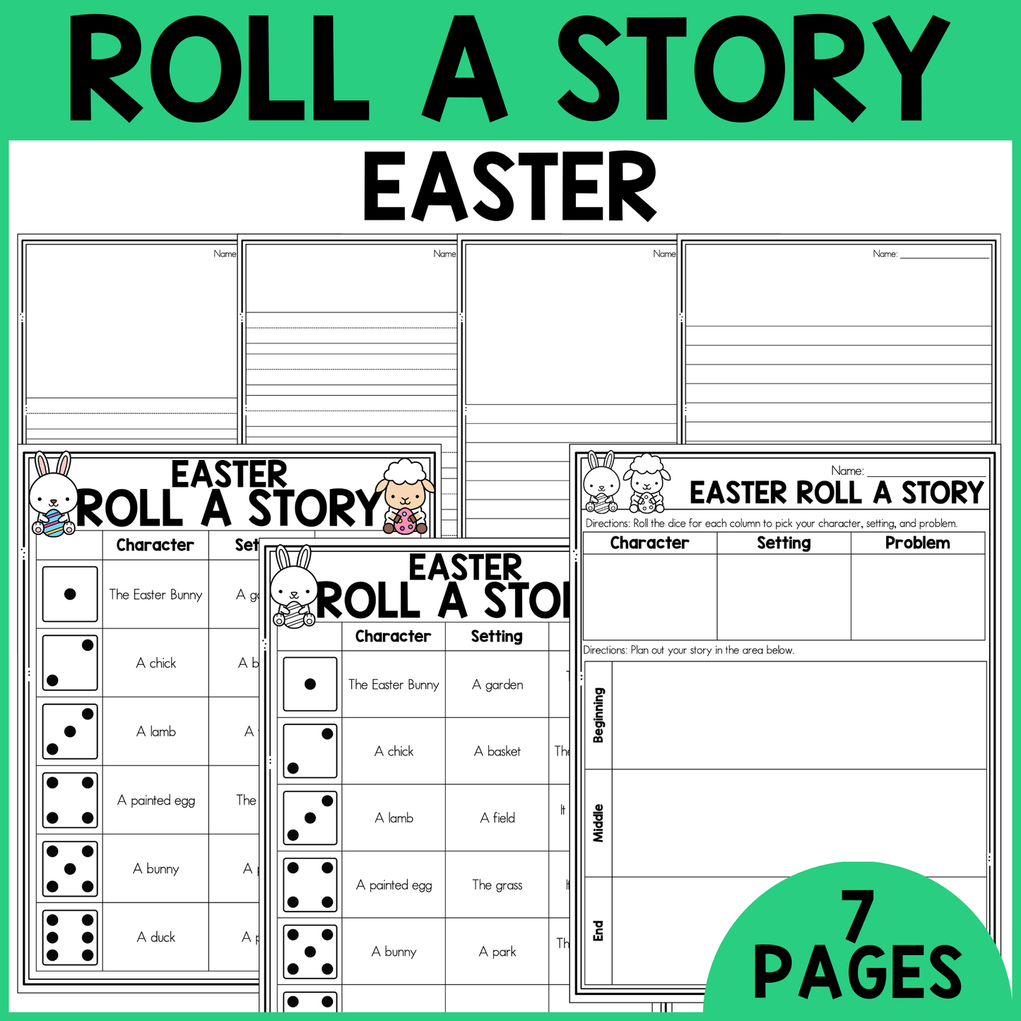 Easter Roll a Story