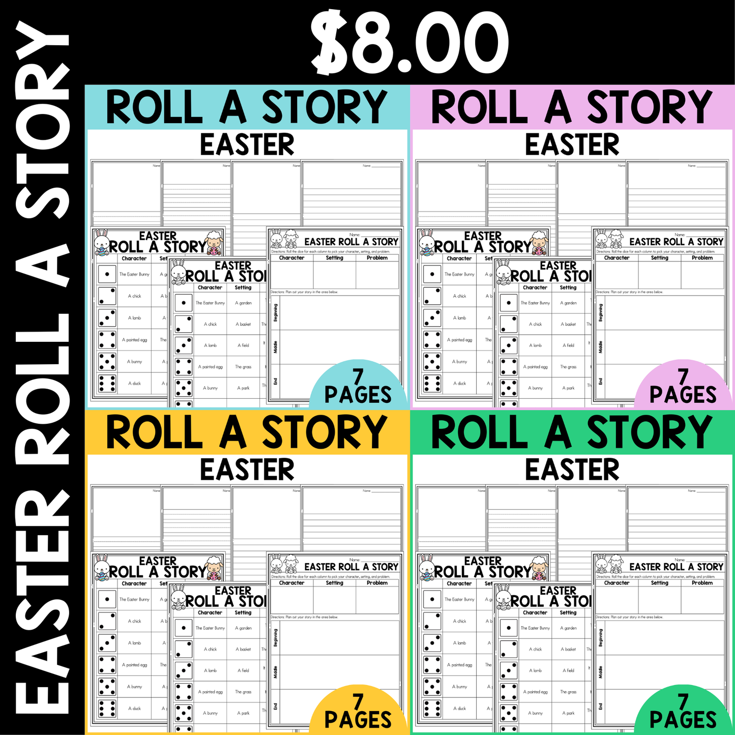 Easter Roll a Story