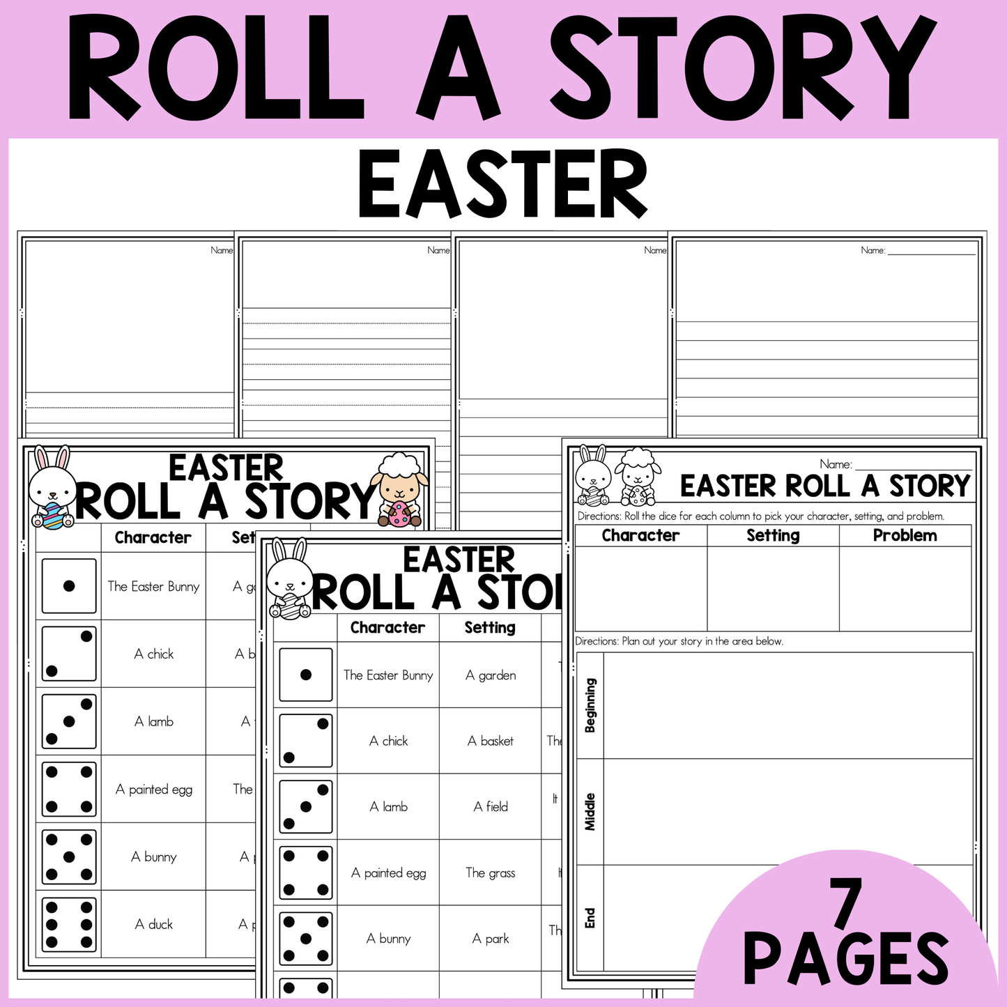 Easter Roll a Story
