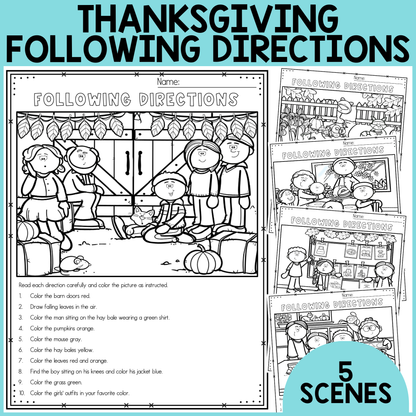 Thanksgiving Following Directions