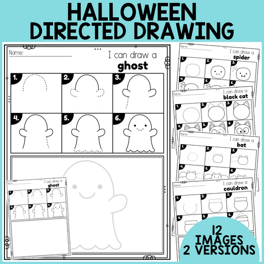Halloween Directed Drawing