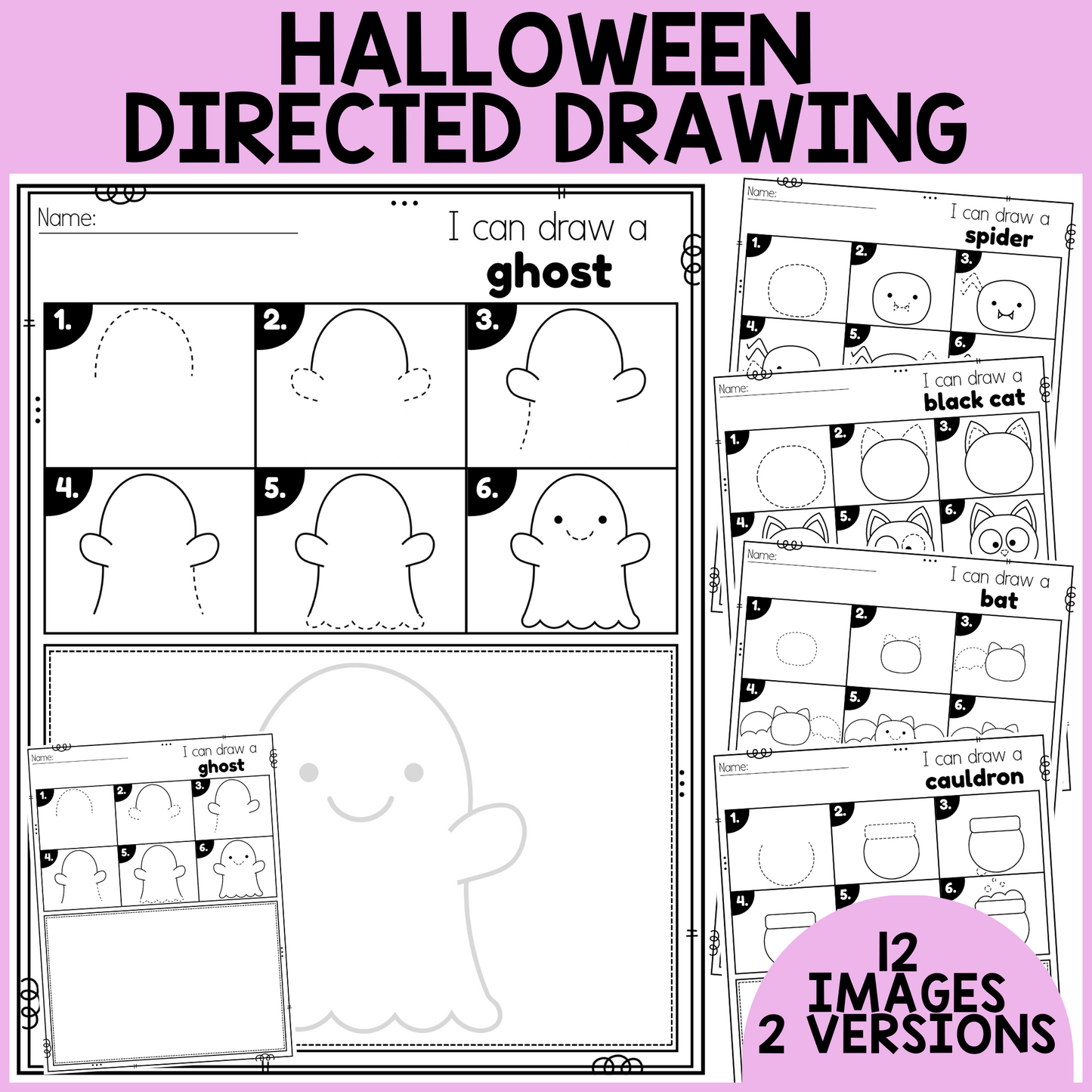 Halloween Directed Drawing