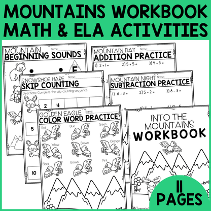 Into the Mountains Workbook