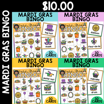 Mardi Gras Bingo