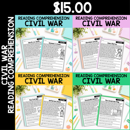 Civil War Reading Comprehension