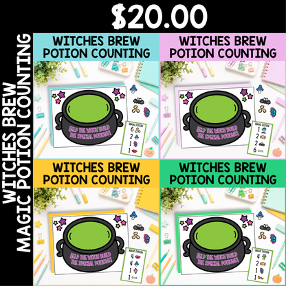 Witches Brew Potion Cards