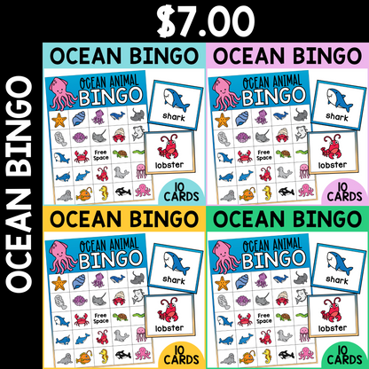Ocean Animal Bingo