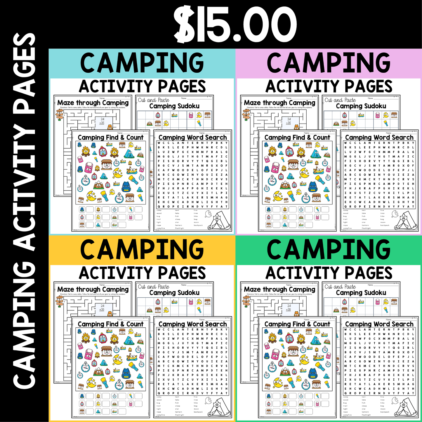 Camping Activity Pack