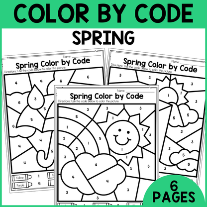 Spring Color by Code