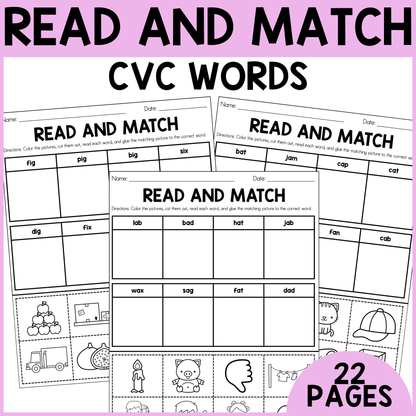 Read and Match CVC