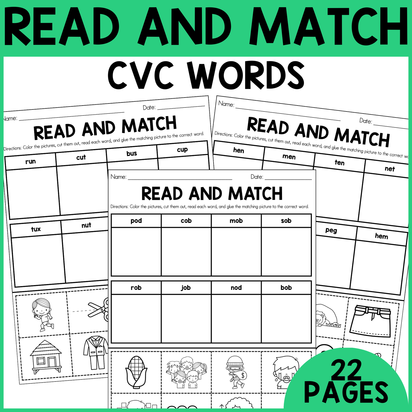Read and Match CVC