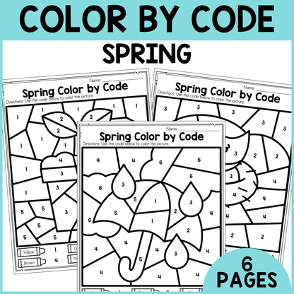 Spring Color by Code