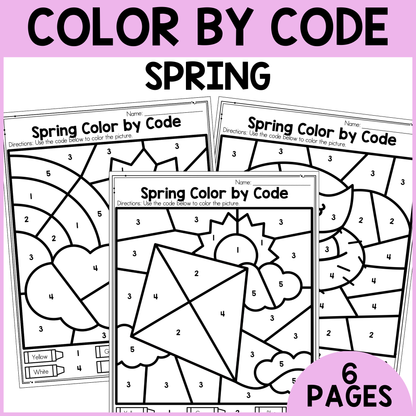 Spring Color by Code