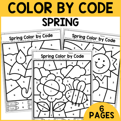 Spring Color by Code
